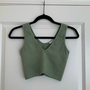 Luca & Grae light sage green, ribbed tank, size small